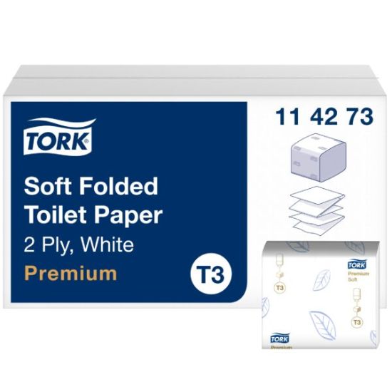 Tork Katlamalı Tuvalet Kağıdı Premium 252*30 resmi