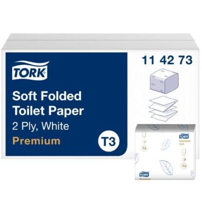 Tork Katlamalı Tuvalet Kağıdı Premium 252*30 resmi