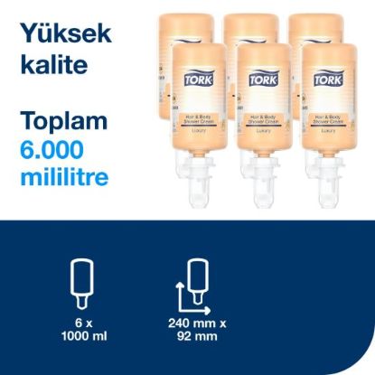 Tork Luxury 3’ü 1  Şampuan, Saç ve Vücut Kremi resmi