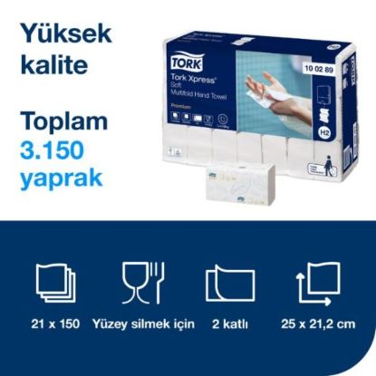Tork Xpress® Z Katlı Havlu Premium 150*21 resmi