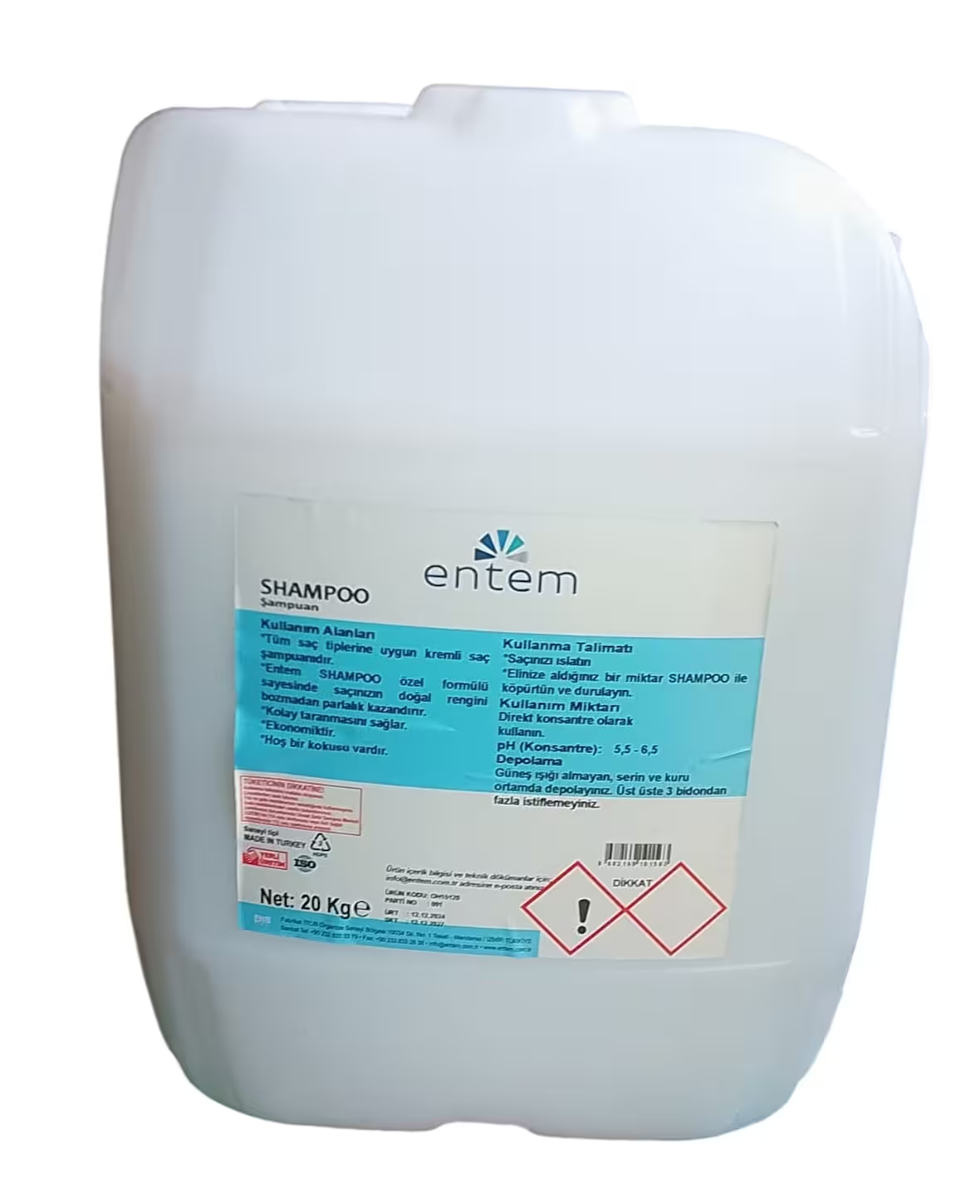 Entem Shampoo 20 Kg resmi