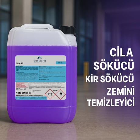 Entem Silass Zeminler için Kir ve Cila Sökücü 20 lt resmi