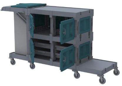 AC2197 Alfacart Temizlik Arabası 195x57x103 resmi