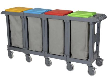 AC2815 Alfacart Atık Toplama Arabası 215x57x110 resmi