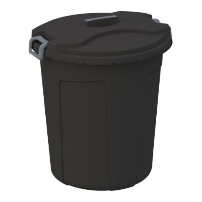 Ki̇li̇tlenebi̇li̇r Kapakli Yuvarlak Çöp Kovasi 70 Lt resmi