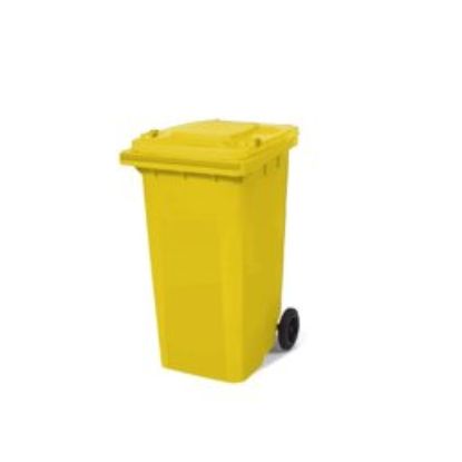 240 Lt Tekerlekli Çöp Konteyner Mavi Ctk-3004 resmi
