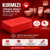 Microfiber Parlak Temizlik Bezi 40x40  55 Gr  Kırmızı resmi