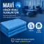 Microfiber Parlak Temizlik Bezi 40x40  55 Gr Mavi resmi
